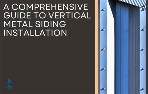 vertical metal siding installation guide